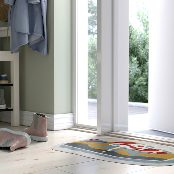 IKEA GATURUM door mat, 2'0 inx2'11 in Multicolor, Ikea Ireland | 6074VKSOX