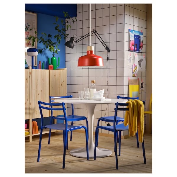 IKEA GENESÖN chair Metal / Blue, Ikea Ireland | 9108YLQZX