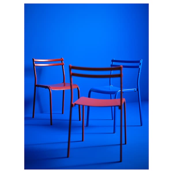 IKEA GENESÖN chair Metal / Red, Ikea Ireland | 2683LNZHF