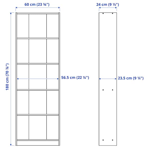IKEA GERSBY bookcase, white, 23 5/8x70 7/8 in, Ikea Ireland | 9453LAZIG