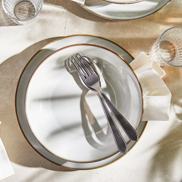 IKEA GLADELIG 18-piece dinnerware set Gray, Ikea Ireland | 9728MIRWL