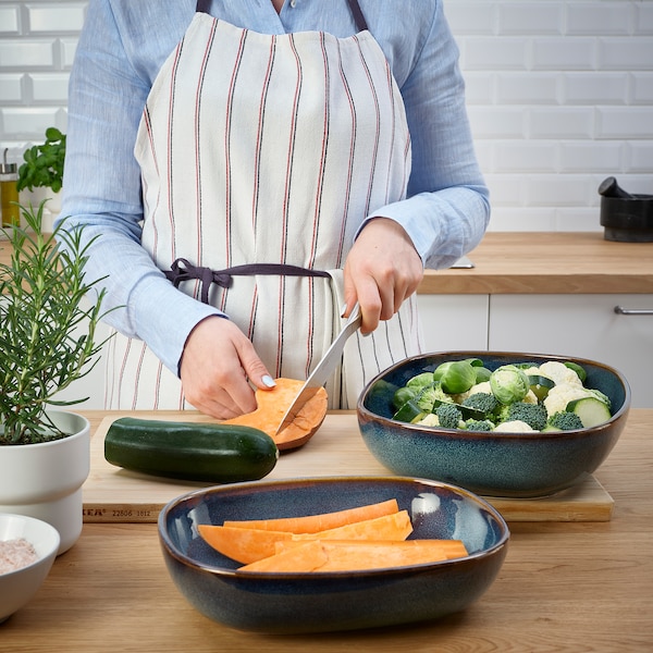 IKEA GLADELIG baking dish, set of 2, blue, Ikea Ireland | 2069JIEZN