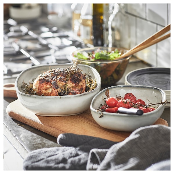 IKEA GLADELIG baking dish, set of 2, gray, Ikea Ireland | 8743LDYFR