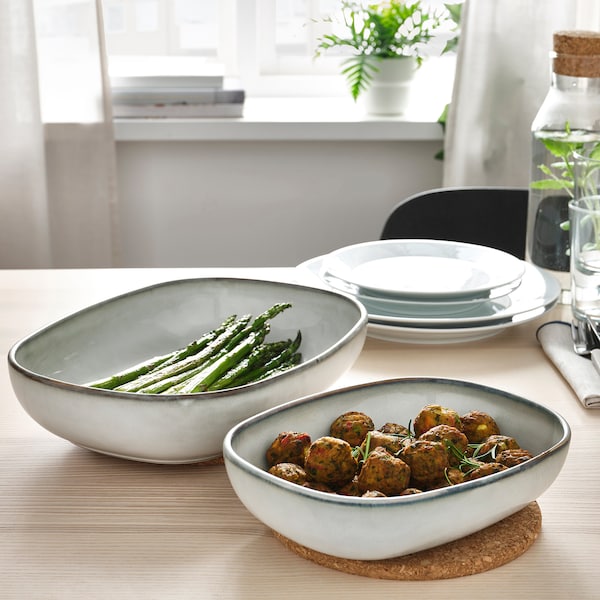 IKEA GLADELIG baking dish, set of 2, gray, Ikea Ireland | 8743LDYFR