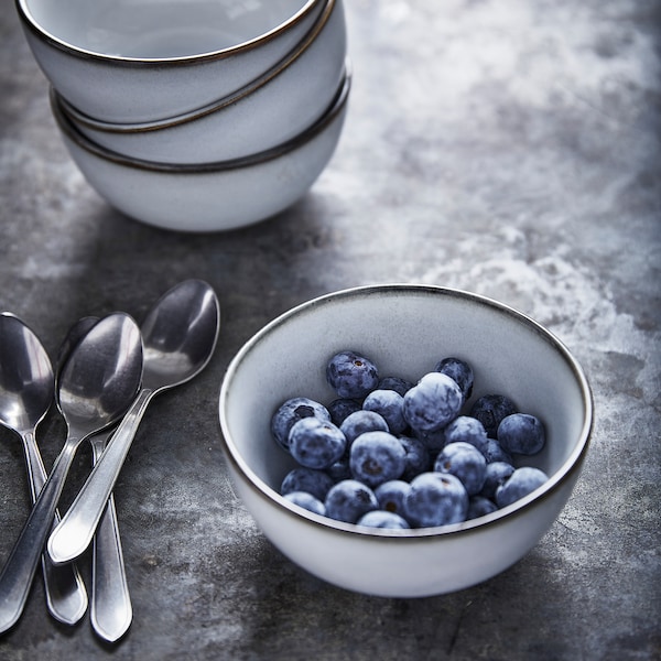 IKEA GLADELIG bowl, 4 ½ in, 4 pack Gray, Ikea Ireland | 9245WDIEL