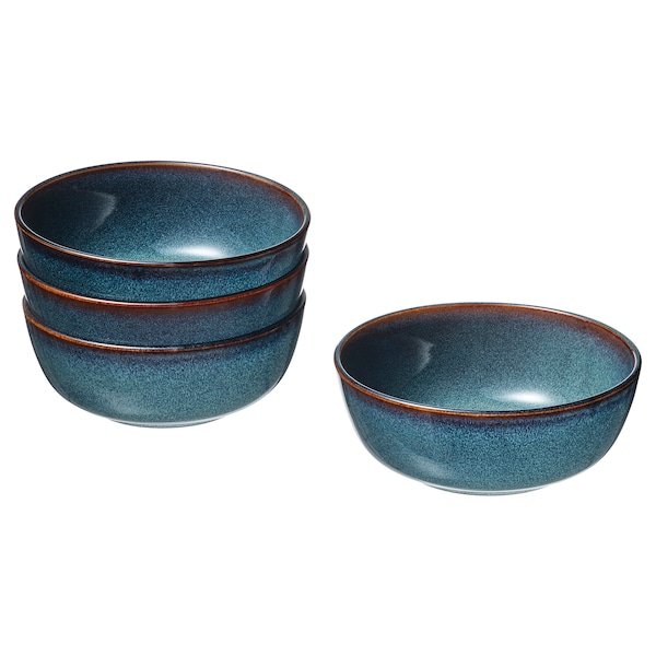 IKEA GLADELIG bowl, 5 ½ in, 4 pack Blue, Ikea Ireland | 8512BDVAE