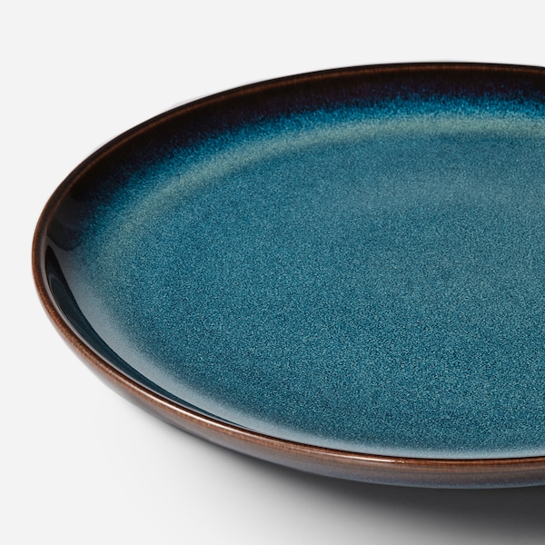 IKEA GLADELIG plate, 10 in, 4 pack Blue, Ikea Ireland | 8471SRJWL