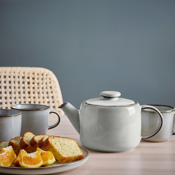 IKEA GLADELIG teapot, 1.3 qt Gray, Ikea Ireland | 5176MQTAR