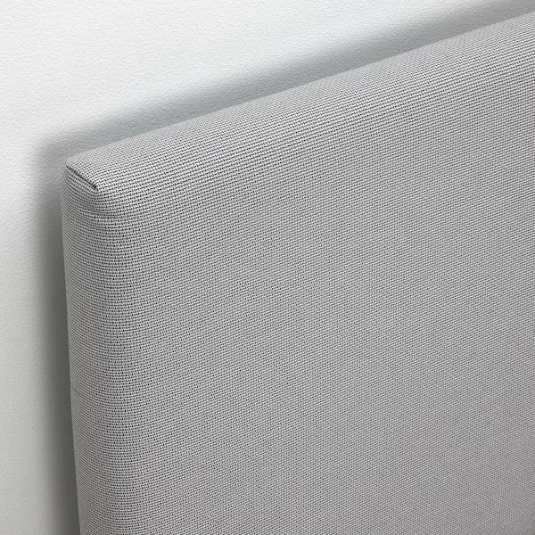 IKEA GLADSTAD upholstered bed frame, Full Kabusa Light Gray, Ikea Ireland | 7194NEGAY