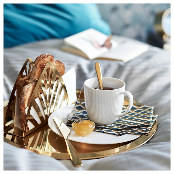 IKEA GLATTIS tray, brass color, 15 in, Ikea Ireland | 9705AINVZ