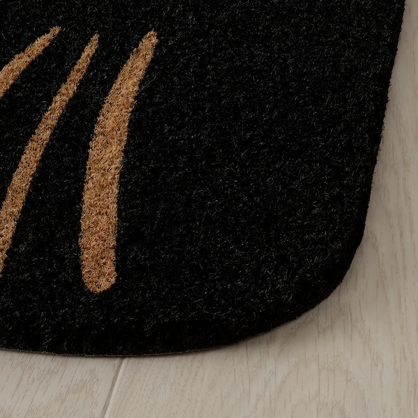 IKEA GLEJBJERG door mat, 1'8 inx2'7 in Black / Cat, Ikea Ireland | 0175MFLOR