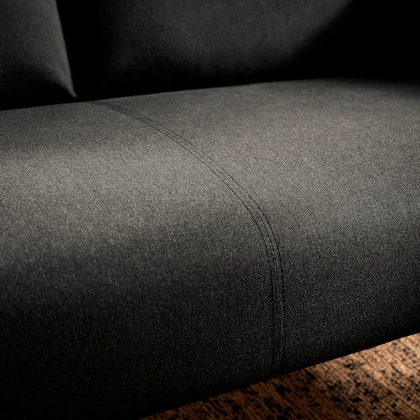IKEA GLOSTAD loveseat Knisa Dark Gray, Ikea Ireland | 9360MCUBH