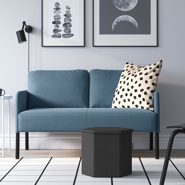 IKEA GLOSTAD loveseat Knisa Medium Blue, Ikea Ireland | 1563AMZHX