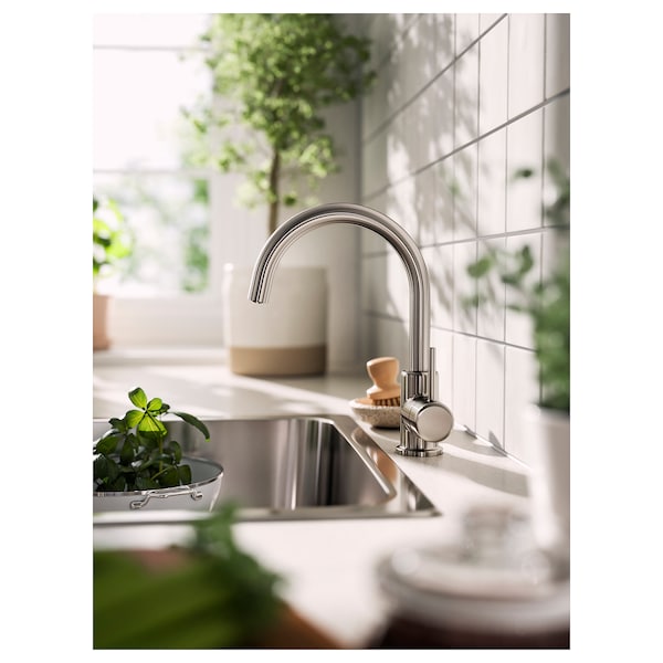 IKEA GLYPEN kitchen faucet, stainless steel effect, Ikea Ireland | 2806BVEJN