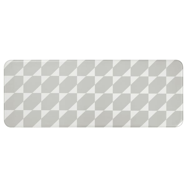 IKEA GÅNGPASSAGE kitchen mat, gray/white, 1\'6 inx3\'11 in, Ikea Ireland | 9507QANHL