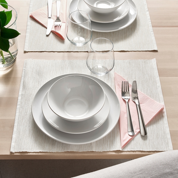 IKEA GODMIDDAG 18-piece dinnerware set, white, Ikea Ireland | 4572LJUCB