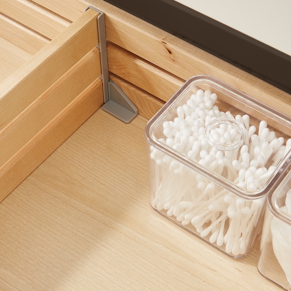 IKEA GODMORGON Bathroom vanity with 2 drawers, 23 5/8x18 1/2x22 7/8 in High Gloss White, Ikea Ireland | 6419RSVHN