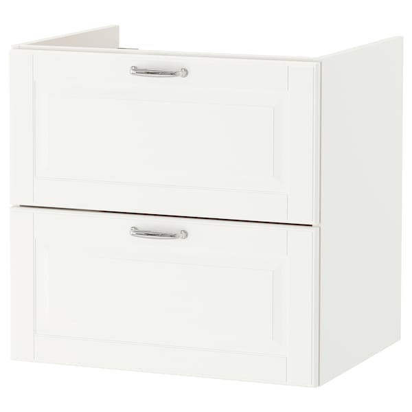 IKEA GODMORGON Bathroom vanity with 2 drawers , 23 5/8x18 1/2x22 7/8 in Kasjön White, Ikea Ireland | 1093XSINH