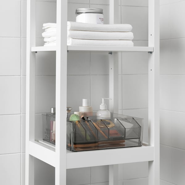 IKEA GODMORGON Box with compartments, smoked, 12 ½x11x4 in, Ikea Ireland | 2130KDGVH