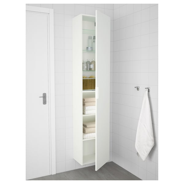 IKEA GODMORGON high cabinet, 15 3/4x12 5/8x75 5/8 in White, Ikea Ireland | 6392VINEX