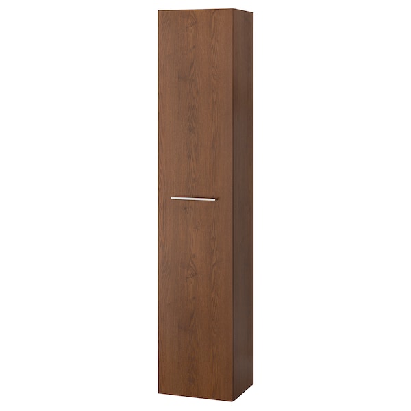 IKEA GODMORGON high cabinet, 15 3/4x12 5/8x75 5/8 in Brown Stained Ash Effect, Ikea Ireland | 0671BDLJI