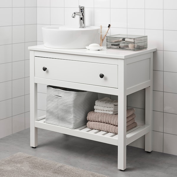 IKEA GODMORGON mini chest with 2 drawers, smoked, 9x7 ½x3 ½ in, Ikea Ireland | 7108AYFRO