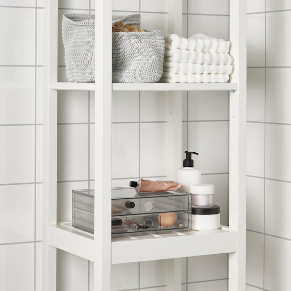 IKEA GODMORGON mini chest with 2 drawers, smoked, 9x7 ½x3 ½ in, Ikea Ireland | 7108AYFRO