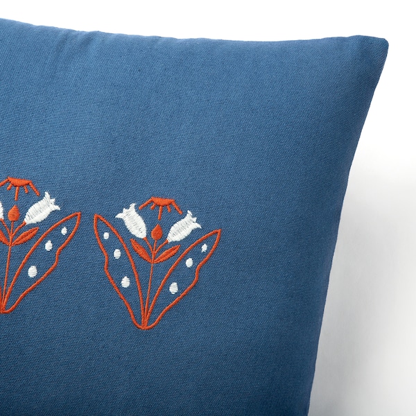 IKEA GOKVÄLLÅ cushion, blue, 12x16 in, Ikea Ireland | 6410GPBEQ