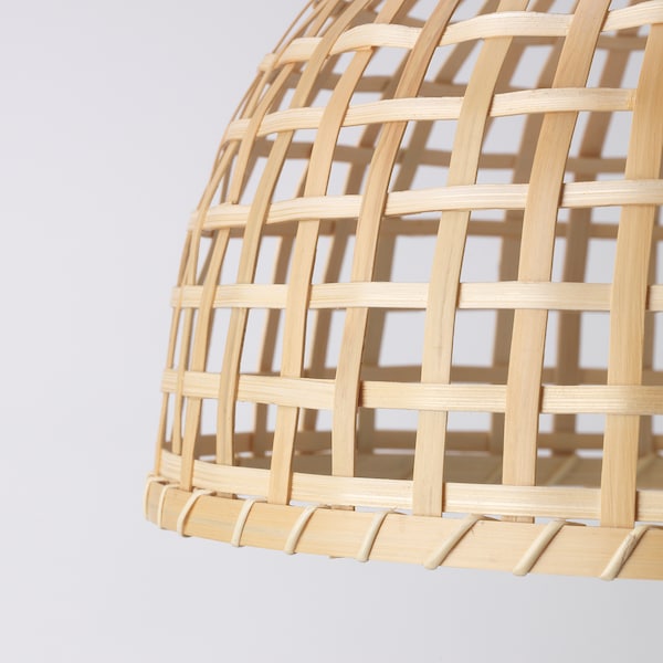 IKEA GOTTORP Pendant lamp shade, bamboo, Height: 15 in Diameter: 22 in, Ikea Ireland | 5342CBMPN