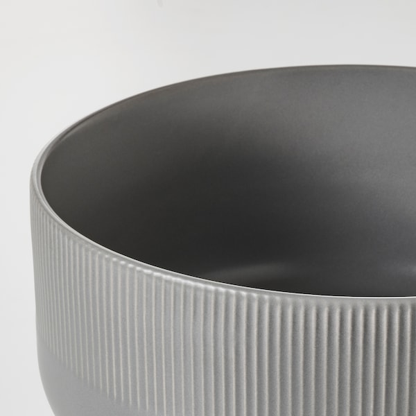 IKEA GRADVIS planter, indoor/outdoor gray, 8 ¾ in, Ikea Ireland | 7254PYXMB