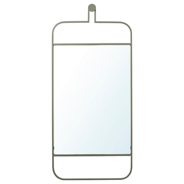 IKEA GRANVÅG mirror, wall hanging/green, 19 5/8x43 1/4 in, Ikea Ireland | 4586FKDZN