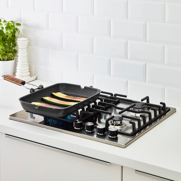 IKEA GRILLA grill pan, black, 14 ¼x10 ¼ in, Ikea Ireland | 4508AGSMO
