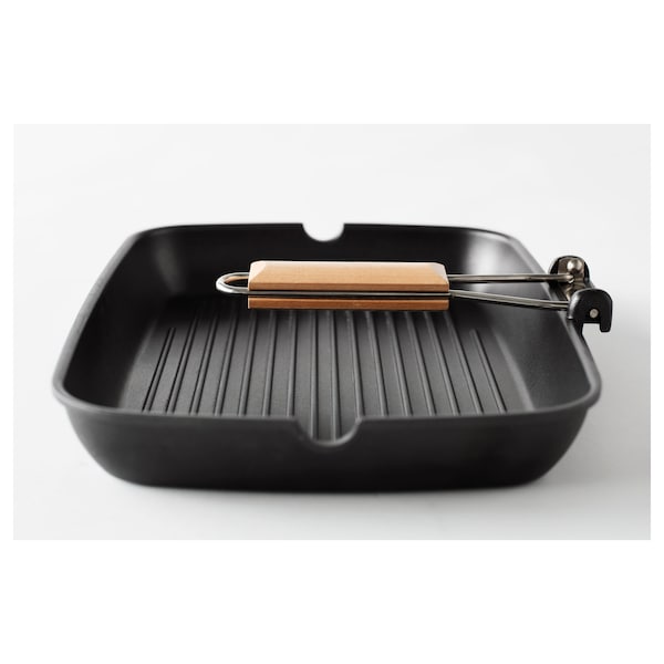 IKEA GRILLA grill pan, black, 14 ¼x10 ¼ in, Ikea Ireland | 4508AGSMO