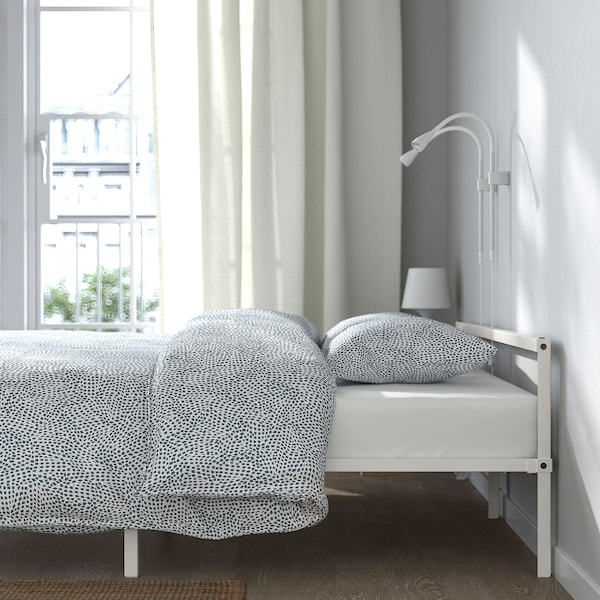 IKEA GRIMSBU bed frame, Queen White / Luröy, Ikea Ireland | 5831ZBREP