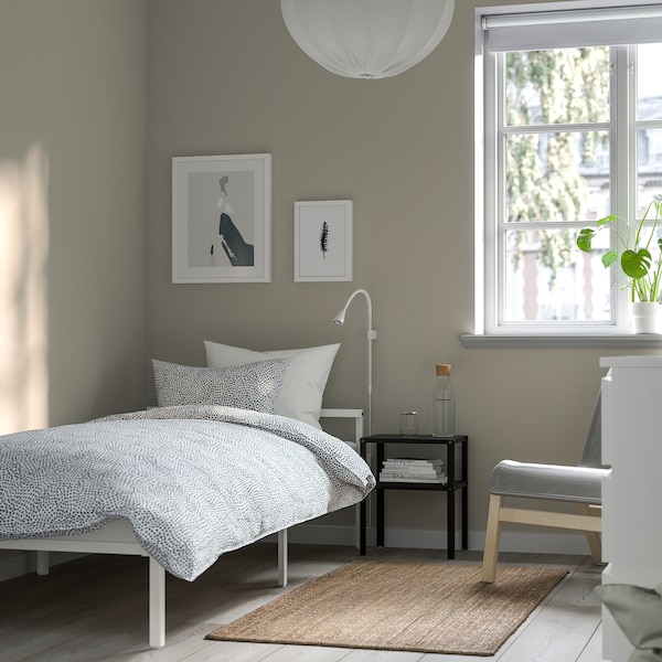 IKEA GRIMSBU bed frame, Twin White, Ikea Ireland | 8372TXEJO