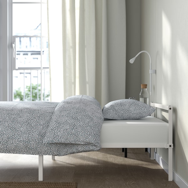 IKEA GRIMSBU bed frame, Twin White, Ikea Ireland | 8372TXEJO