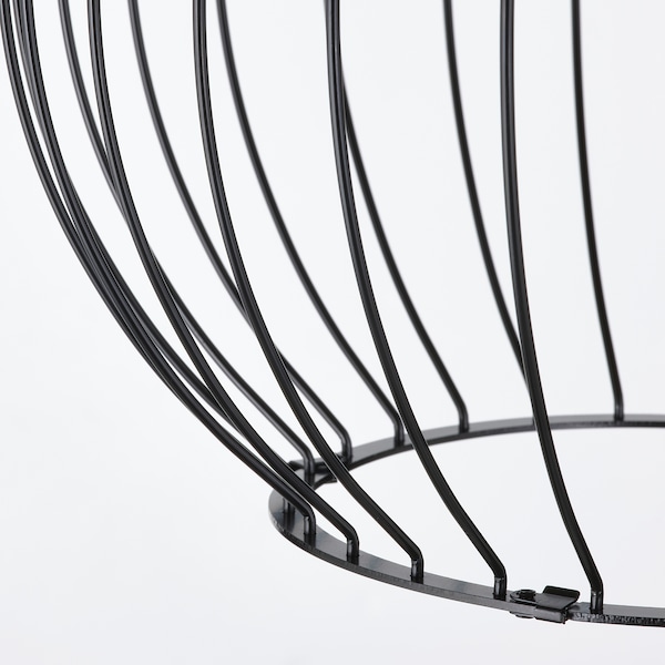 IKEA GRINDFALLET pendant lamp, black, 12 in, Ikea Ireland | 4536IVBWR