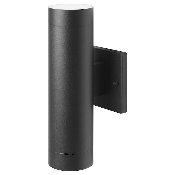 IKEA GRÖNSPRÖT wall up/downlight, hardwired, outdoor black, 11 in, Ikea Ireland | 8507XRJPC