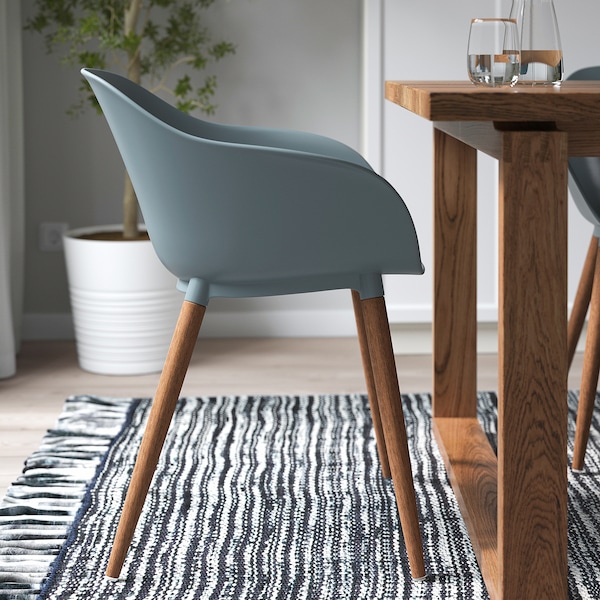 IKEA GRÖNSTA armchair, in/outdoor Gray / Turquoise, Ikea Ireland | 9053NYZFE