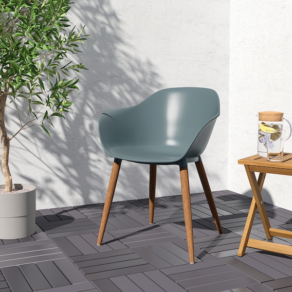 IKEA GRÖNSTA armchair, in/outdoor Gray / Turquoise, Ikea Ireland | 9053NYZFE