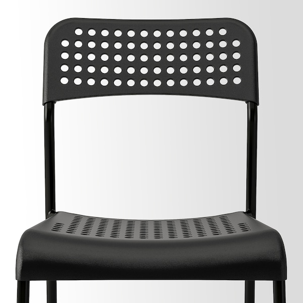 IKEA GRÅSALA / ADDE table and 4 chairs, gray gray/black, 43 1/4 in, Ikea Ireland | 4703KNAEL