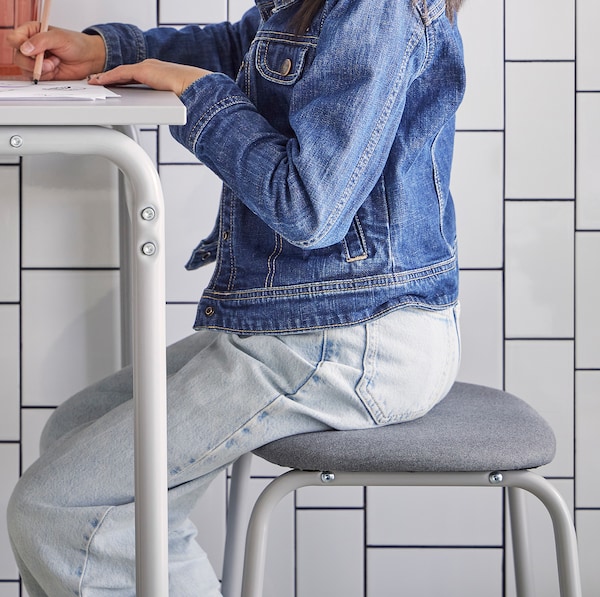 IKEA GRÅSALA / GRÅSALA bar table and 2 bar stools, gray gray/gray, 29 1/2 in, Ikea Ireland | 2306PSFXQ