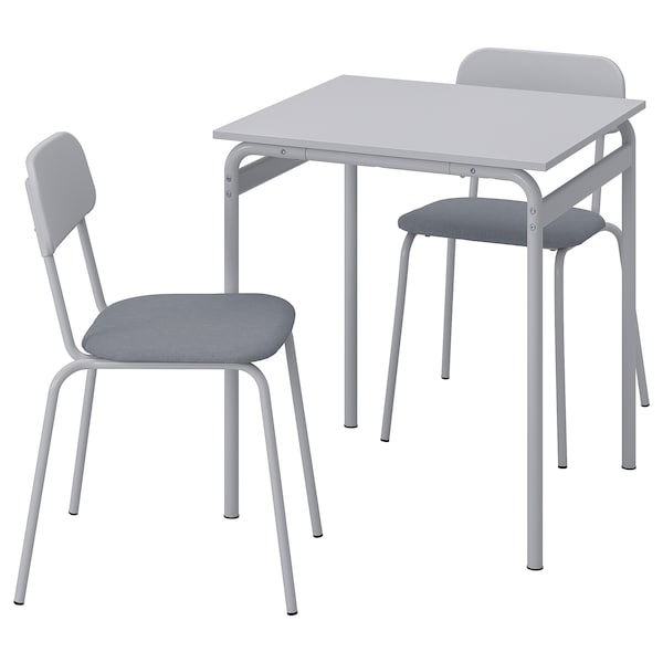 IKEA GRÅSALA / GRÅSALA table and 2 chairs, gray gray/gray, 26 3/8 in, Ikea Ireland | 0598MEDAJ
