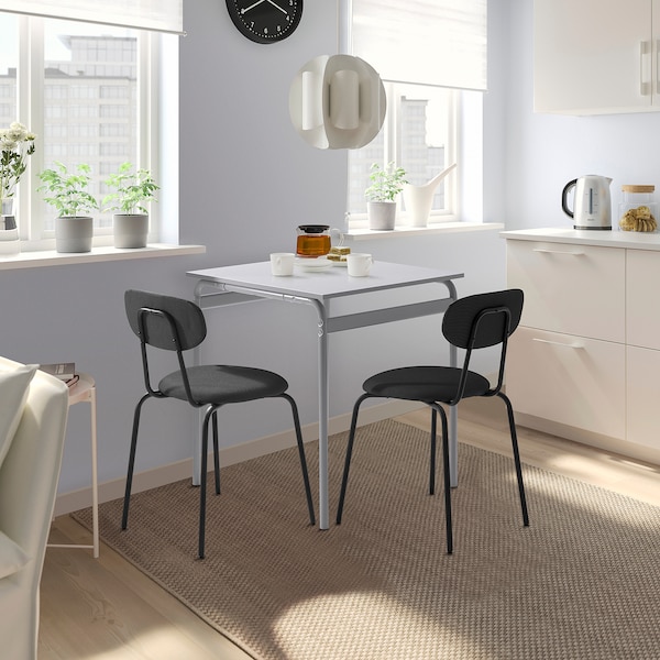 IKEA GRÅSALA / ÖSTANÖ table and 2 chairs, 26 3/8 in Gray / Remmarn Dark Gray, Ikea Ireland | 4107JOMLI