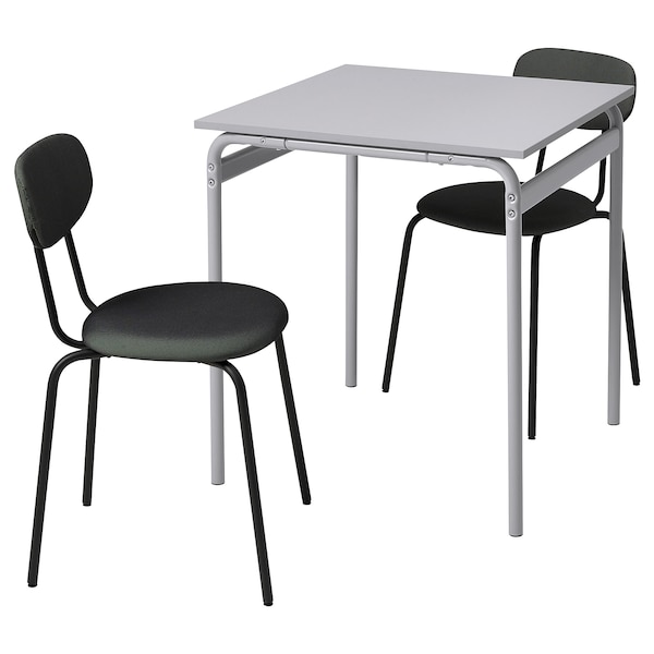 IKEA GRÅSALA / ÖSTANÖ table and 2 chairs, 26 3/8 in Gray / Remmarn Dark Gray, Ikea Ireland | 4107JOMLI