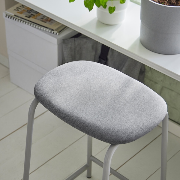 IKEA GRÅSALA bar stool, gray, 24 3/8 in, Ikea Ireland | 3465OFJWL