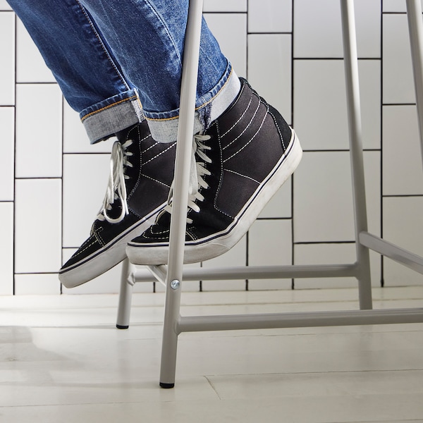 IKEA GRÅSALA bar stool, gray, 24 3/8 in, Ikea Ireland | 3465OFJWL