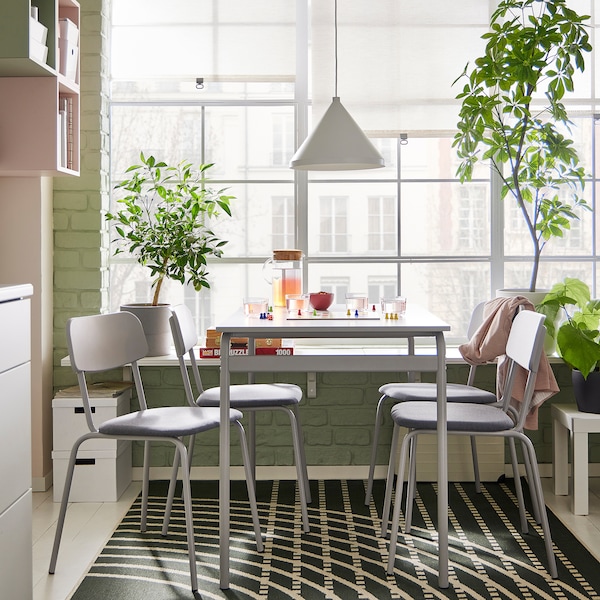 IKEA GRÅSALA table, gray/gray, 43 1/4x26 3/8x29 1/2 in, Ikea Ireland | 0564QURGZ