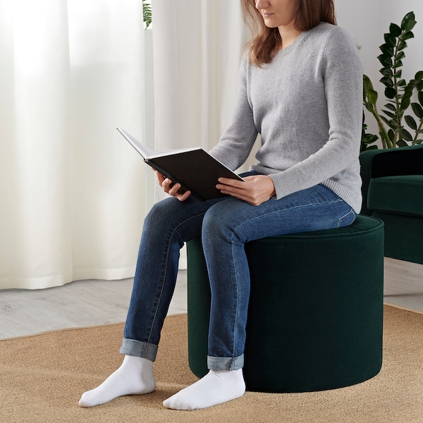 IKEA GRUNDSJÖ ottoman Djuparp Dark Green, Ikea Ireland | 7826ZCYTQ