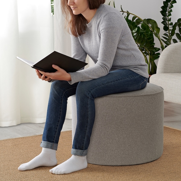 IKEA GRUNDSJÖ ottoman Gray, Ikea Ireland | 5342AVJDG